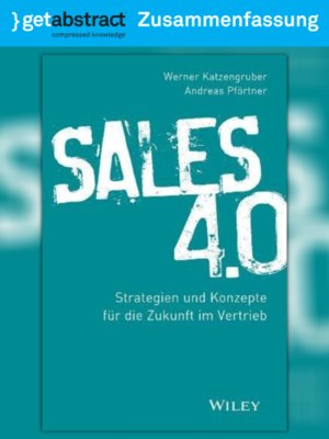 cover image of Sales 4.0 (Zusammenfassung)